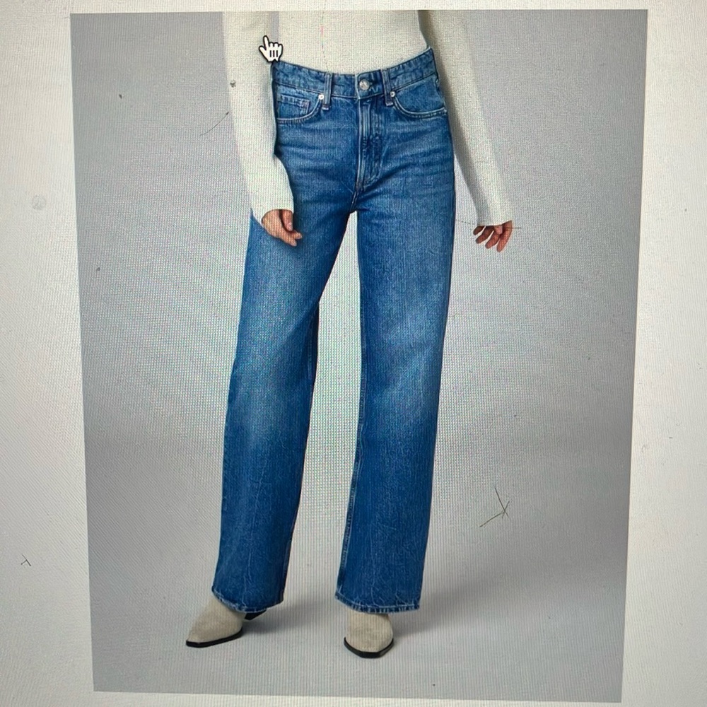 Rag & bone Logan Wide-Leg Jean | Kayley | Size 25 New with tag